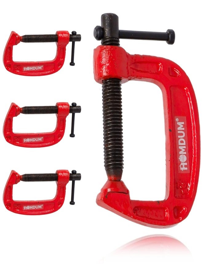 Homdum Heavy Duty G Clamp | C Type Clamping Tool | Set of 4 Pieces (2 inch) - Image 1